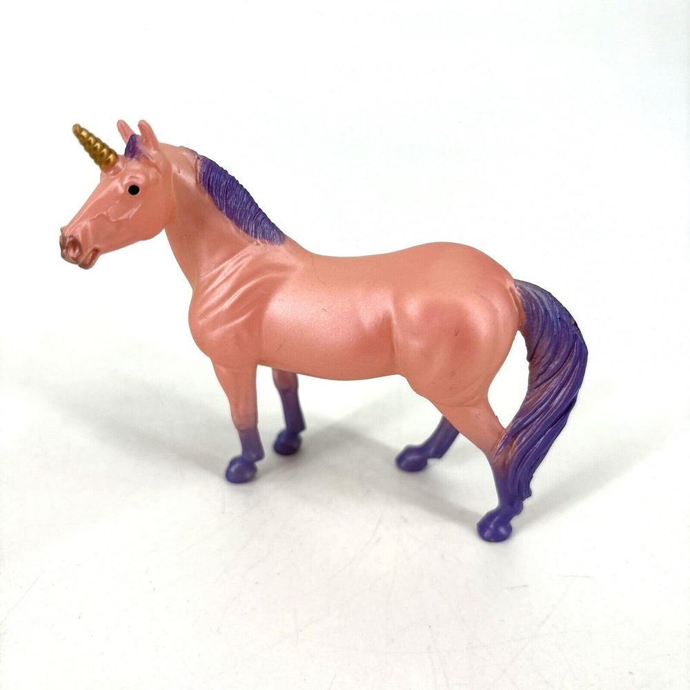 Breyer Stablemates Lot‎ of 5 Unicorns Pink Blue White - Picture 8 of 11